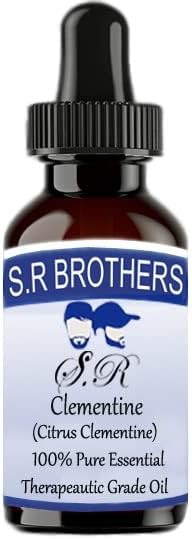 S. R Brothers Clementine (Цитрусов Клементин) Чисто и Натурално Етерично масло Терапевтичен клас с Капкомер 100