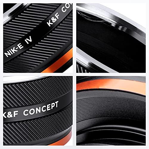 Адаптер за закрепване на обектива K & F Concept ATAKA-NEX IV с ръчно фокусиране, Съвместим с обектив Nikon