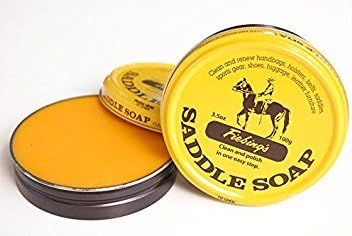 Сапун за седла Fiebing's 3,5 грама - Жълто - Почиства, полира и подхранва седлами, обувки, багаж, чанти - Внимателно почиства и възстановява естествените масла на кожата, за