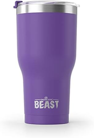 Beast 30 мл Чаша От Неръждаема Стомана С Вакуумна Изолация Кафеена Чаша за Лед С Двойни Стени Пътна Колба (Лилаво)