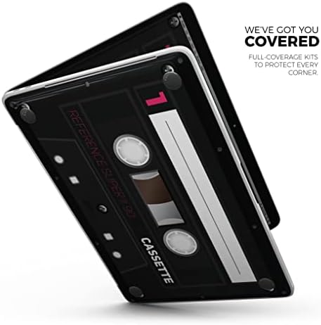 Дизайн Skinz Реколта ретро Аудиокассета Tape V3, Обертывающая на Целия корпус, Устойчив на надраскване Стикер-на Кожата-Комплект, който е Съвместим с MacBook 13 Pro w / TB (A1706)
