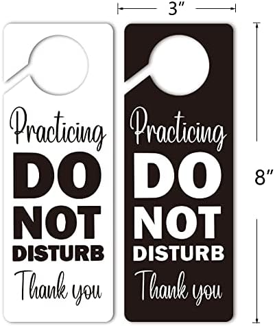 Забавна Табела с надпис Опасно вратата, 2 за Опаковане (Двустранен) Моля, Не се притеснява, Забавно оформление на офиси, идеален