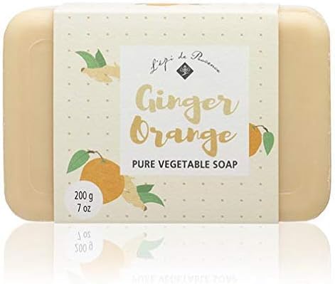 Френското сапун за баня L ' Epi de Provence, богато на масло от шеа - Имбирно-Портокал - 7 унции - 200 г