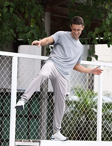 Мъжки Спортни Панталони CRZ YOGA 4-Way Stretch с джобове 30 инча - Удобни Спортни Панталони За бягане във фитнеса, Спортни Панталони за Джогинг