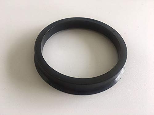 NB-AERO (Комплект от 4) Полиуглеродные пръстени за центриране на главината с диаметър от 71,12 мм до 59,6 mm с вътрешен диаметър