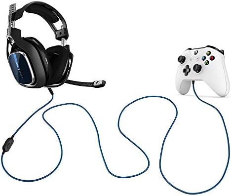Сменяеми кабела Smays Astr A40 за гейминг слушалки Astro A10 A40 A30 A50 MixAmp Xbox One PS4, Aux аудио кабел с дължина