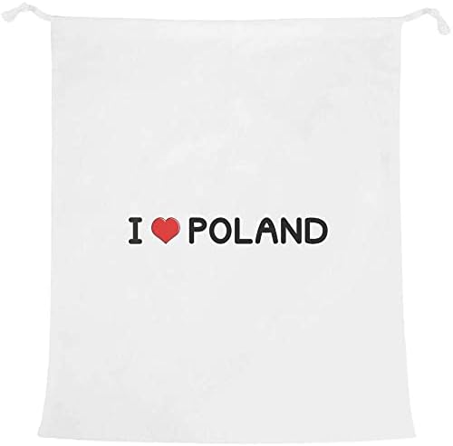 Чанта за дрехи /измиване/за Съхранение на Azeeda I Love Poland (LB00021733)