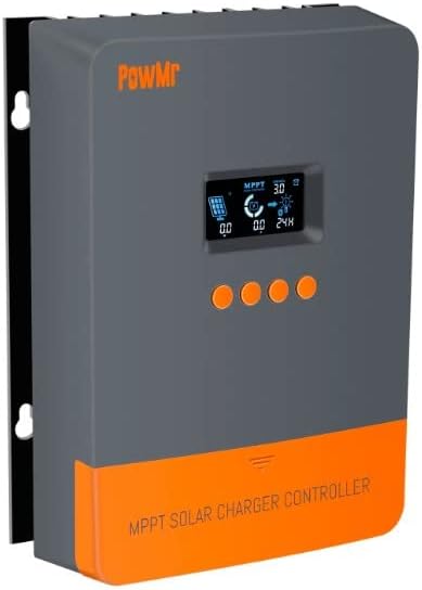 MPPT 60A Контролер Слънчев Зарядно устройство 12V 24V 36V 48V с Blacklight LCD SolarRegulator Максимален Фотоелектричния