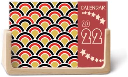 squama red en black pattern 2022 Тенис на планиране на Календар за 12 Месеца