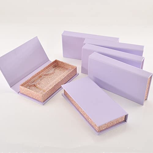 5-100 бр Кутия за опаковане на миглите 25 мм Кутия за мигли Калъф За фалшиви мигли Опаковка Кутии за мигли на Опаковката (Цвят: