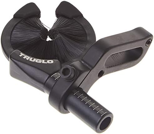TRUGLO EZ-Почивка Лека и Тиха черна поставка за стрели в стил четка - Предлага комбинация за стрелба с лък
