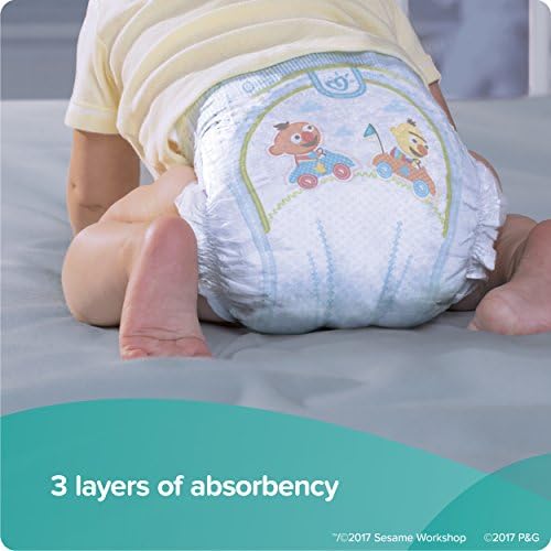 Размер памперси 5, брой 164 бр. и бебешки кърпички - Сухи бебешки пелени за еднократна употреба Pampers Baby, Месечен запас,