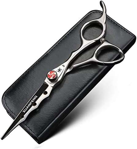 Еластични Спирални Тъпи ножици за коса 6 инча от стомана JP9cr18, Професионални ножици за подстригване на коса