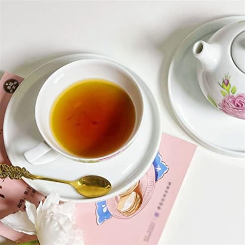 FGUIKZ Европейския Ретро Цветя Чай Керамична Чаша и Гърне Набор от Кафе Чаши, Комплект За Творчество на Майката и Бебето