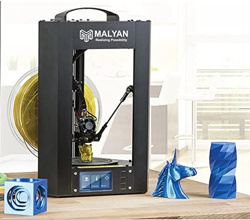 3D принтер MALYAN M300 Mini Delta - Напълно събрани 3D-принтери FDM за деца и начинаещи, безплатна проба PLA направления и microSD карта с предварително заредени 3D-модели за печат, раз?