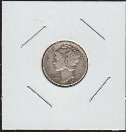 1941 D Крилат главата на Свободата или Меркурий (1916-1945) Избор на десет цента Изключително добър