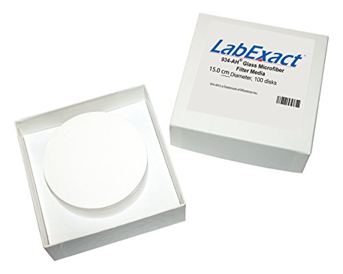 Стъклен филтър от микрофибър LabExact 1200023 Grade 934AH, боросиликатное стъкло, без свързващо вещество,