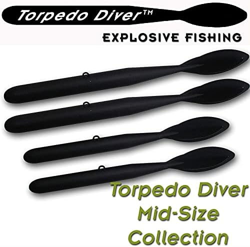 Колекция Torpedo Divers среден размер - 2 на Мускус и 2 Акули
