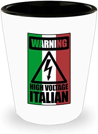 Италианската чаша с високо напрежение – Италианска колекция питиета за алкохол и еспресо