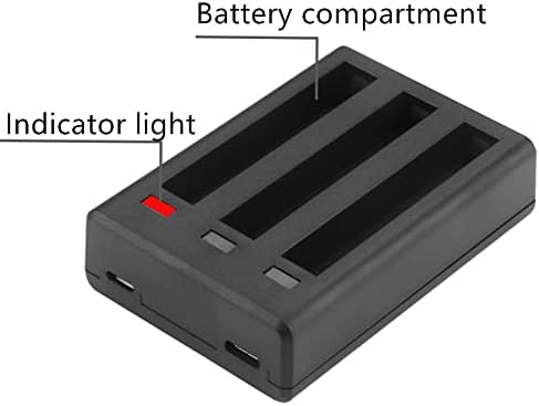 Зарядно USB устройство с 3 слота за зарядно устройство за панорамната камера Insta360 One X3 Аксесоар