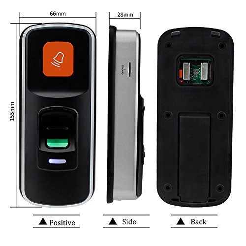 ИЛИ върху i90 Мини Биометрични Контролер на Достъпа Чрез Пръстови Отпечатъци RFID Автономна Четец на Пръстови Отпечатъци