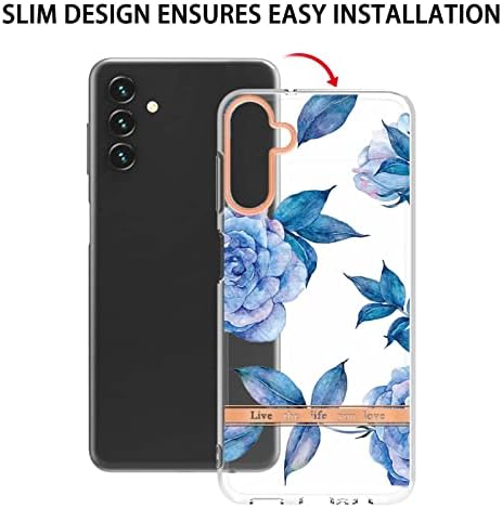 Калъф Dinglijia за Samsung A13 5G, елегантен Дизайн, Подобрена защита на камерата и на екрана, Красив калъф за Samsung