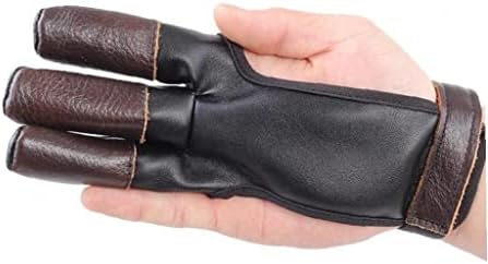 Ръкавици за Стрелба с ST4U 1 бр., 3-Пальцевая Защитна Ръкавица за Стрелба с Лък, Защита на Ръцете, Протектор за Изогнутого