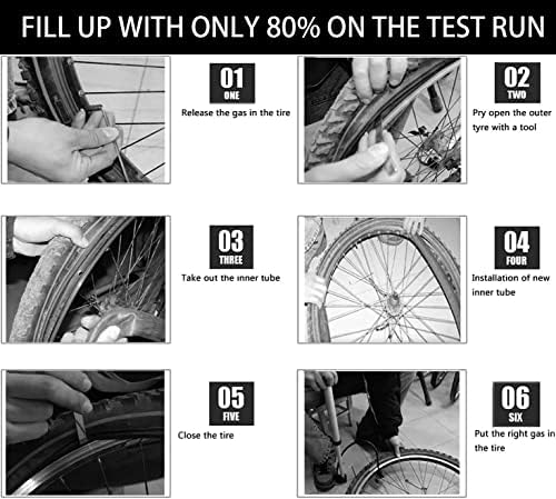 CALPALMY (2 комплекта) 12 Смяна на гуми и вътрешна тръба за детски велосипеди - Подходящ за повечето бебешки наем, като