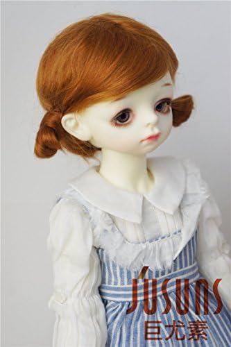 JD142 Кукла Guyomi от мохера BJD, Перуки, Аксесоари за Винил кукли (Златен, 8-9 см)