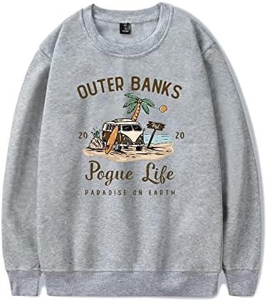 Outer Banks Поуг Life Сериал Блузи с яка-ботуш и дълъг Ръкав Мъжки И Дамски Дрехи