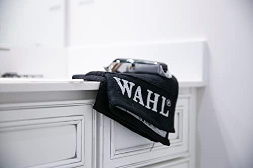 Коса кърпа Wahl Professional в черно и сребристо жаккардовом стил 805655-100 - 16 x 27 - Произведено от Джайпурского