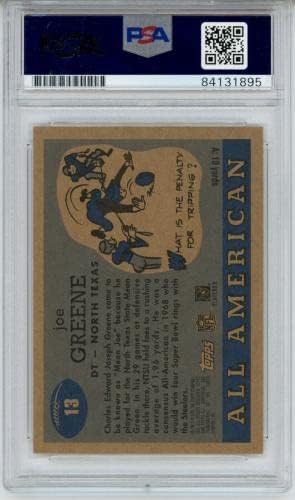 Джо Грийн с Автограф от 2005 Topps All American Trading Card PSA Slab 32587 - Футболни картички с автографи на NFL