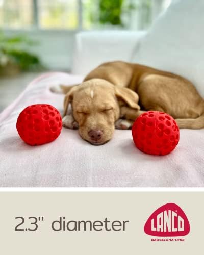 Играчка за куче с малка топка - естествен каучук (латекс) - Мека Пищащая играчка за кучета - Кученца за малки кученца - За игри на закрито - Отговаря на същите стандарт?