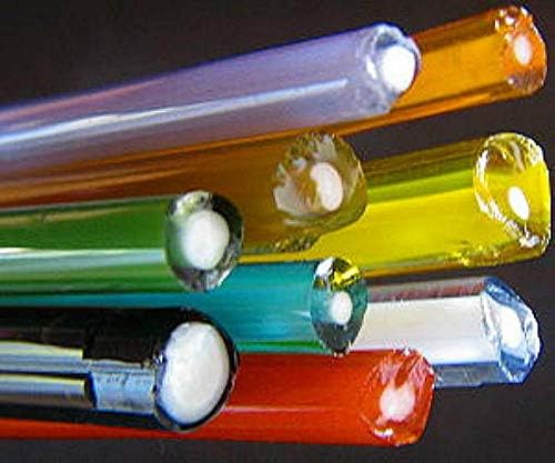Devardi Стъкло, Ръчна изработка на 1 килограм Двухцветных Стъклени Пръчки COE 104, Лэмпворк, Във