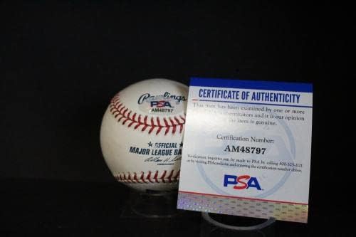Франк Робинсън с автограф (586 часа) Автограф за бейзбол Auto PSA/DNA AM48797 - Бейзболни топки с автографи
