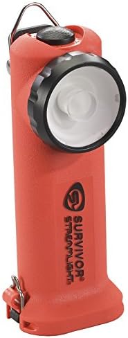 Led фенерче Streamlight 90503 Survivor със зарядно устройство, 6-3/4 инча, Оранжево - 175 Лумена