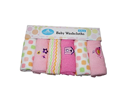 Детски гъба CribMates, 3 опаковки (18 кърпички за пране), различни цветове.