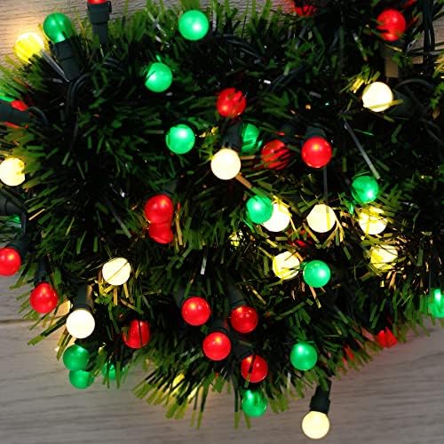 ESOLTON Коледа String Светлини 70 LED Многоцветни с Перламутровым стъкло 120 В, Сертифицирани UL за вътрешна и външна
