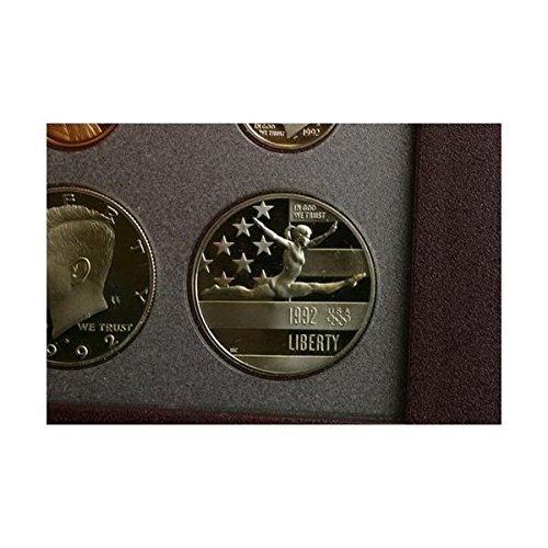 Набор от Prestige Proof 1992 г. съобщение в оригиналната опаковка Монетния двор на САЩ