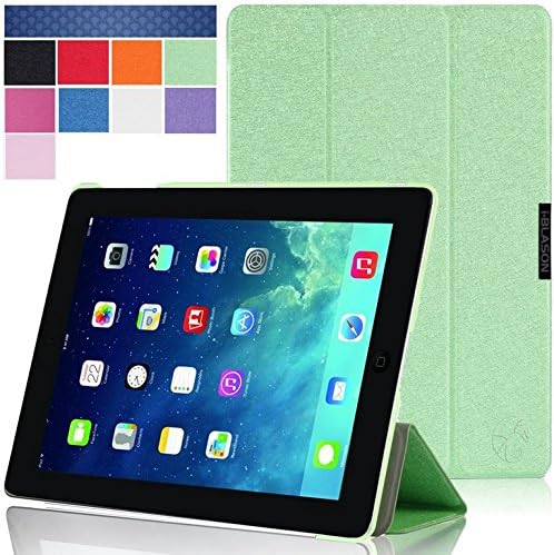 калъф-поставка i-Blason 2-ро поколение i-Folio Slim Hard Shell за Apple iPad mini е с дисплей Retina (iPadmini2-iFolio-Зелен)