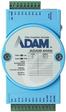 ADVANTECH ADAM-6050-D, 12DI/6DO Ин Modbus/SNMP/MQTT Ethernet Отдалечен вход-изход