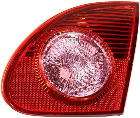 Задна светлина HEADLIGHTSDEPOT, Съвместим с Toyota Corolla 2003-2008, включва задна светлина от страна на дясното пътник