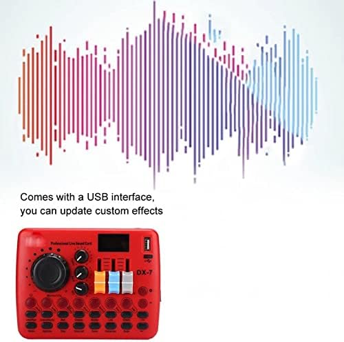 Набор от Многофункционални Звукови карти SXNBH с Регулируема сила на звука Аудиомикшера Звукова карта за Стрийминг