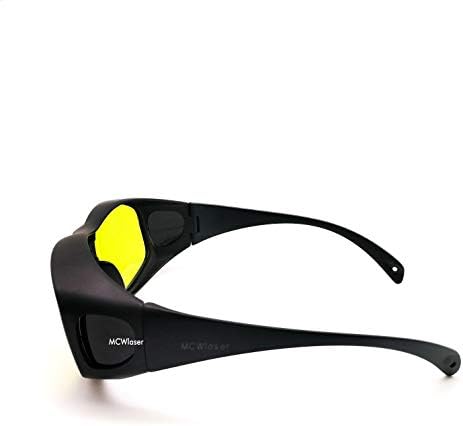 MCWlaser Лазерни сигурните защитни очила очила 190-440 и 780-900 нм, 900-1100 нм, 10600 nm Типични за 355 nm 405