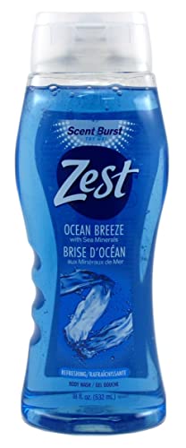 Препарат за измиване на тялото Zest Ocean Breeze Бодрящее 18 унции (532 мл) (опаковка от 2 броя)