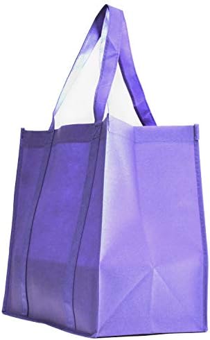 Подарък Чанта Expressions Grocery Tote Bag, Големи Подаръчни Пакети За Многократна Употреба Еко-Приятелски Пазарски Чанти, Стояща На Дъното, Перерабатываемый Нетъкан Материал