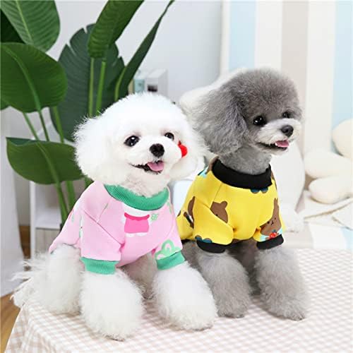 Зимен Пуловер за малки кучета Jecikelon: Пуловери за малки Кучета, Дрехи за котки, Облекло за Кутрета, Топли