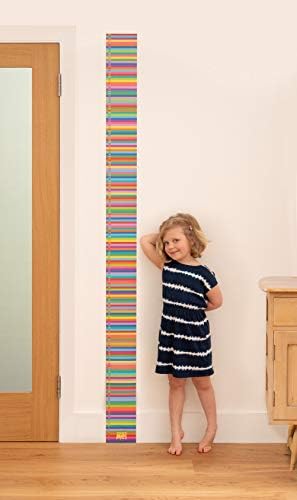 Измерь Мен! Таблица Растеж на детския ролка за Детска стая - Rainbow Rows
