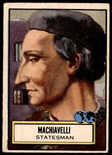 1952 Topps 106 Макиавели (Пощенска Картичка) Б. Г.