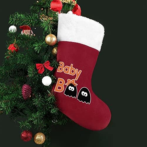 Бу Коледен Окачен Отглеждане на Сладък Дядо Чорап за Коледно Украса Украса Подаръци